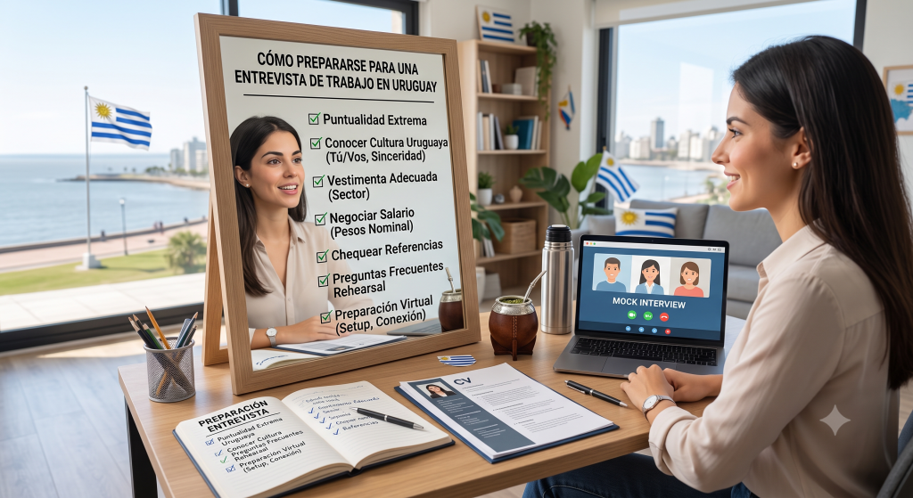 Cómo prepararse para una entrevista de trabajo en Uruguay